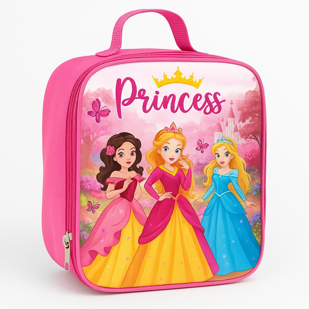 Lancheira Bolsa Térmica Infantil Feminina Escolar  -Princesas