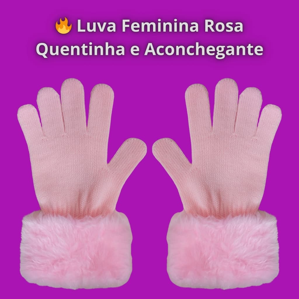 ❄️ Luva de Inverno | Punho Macio e Alto