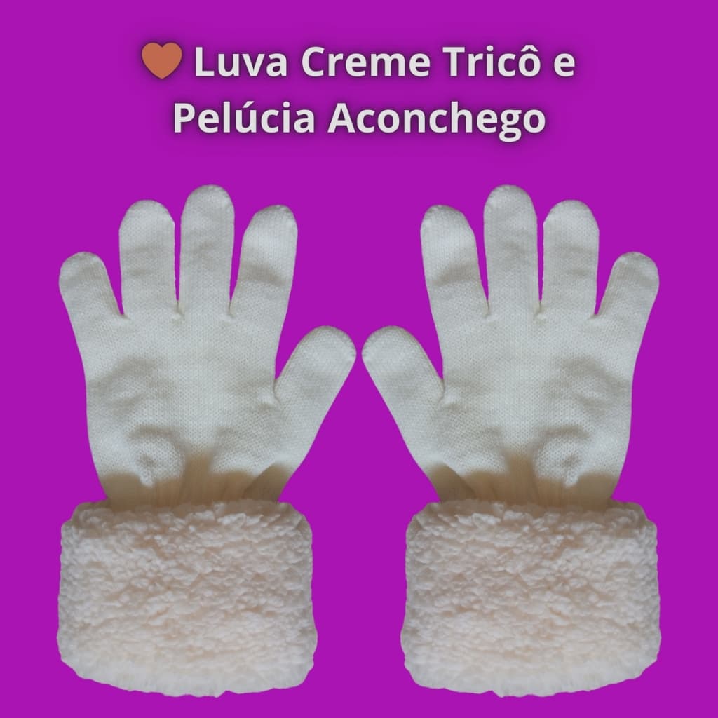 💖 Luva de Lã | Aconchegante e Fashion