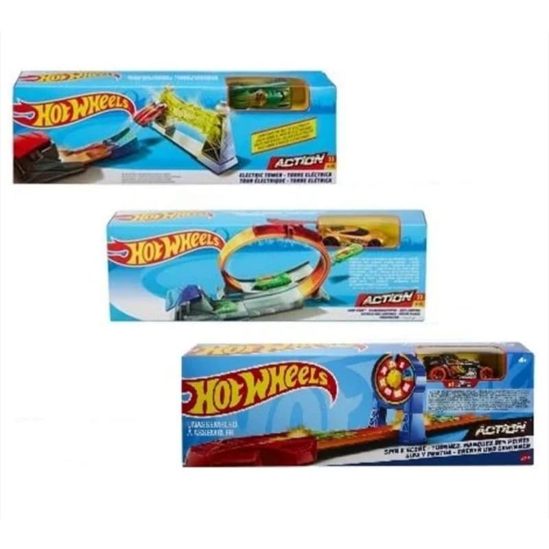 Pista De Acrobacias Sortidas Hot Wheels C/ 1 Carrinho