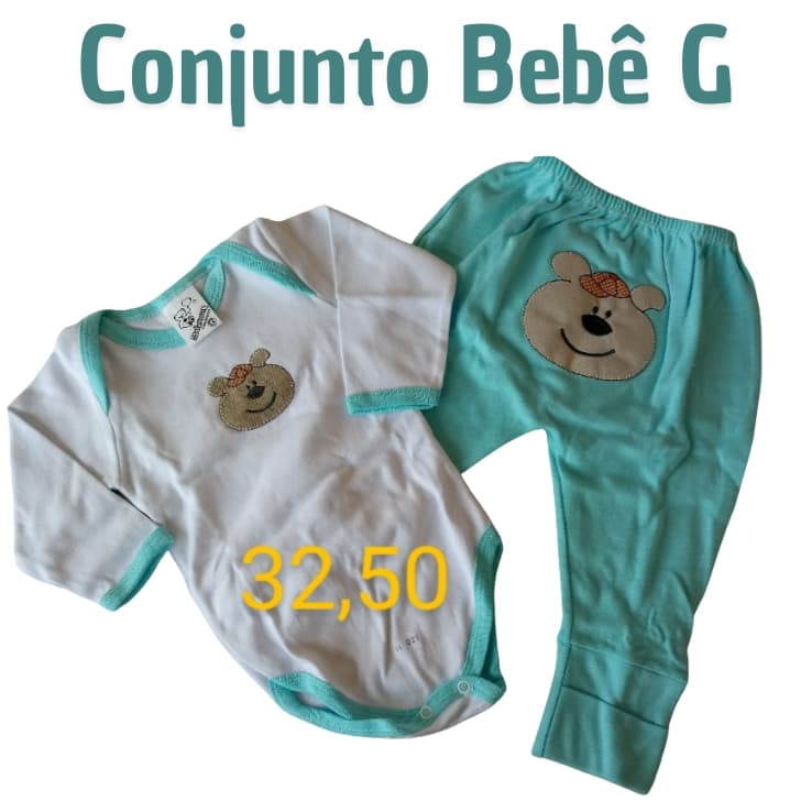 Conjunto (Boddy + Calça) - tamanho G