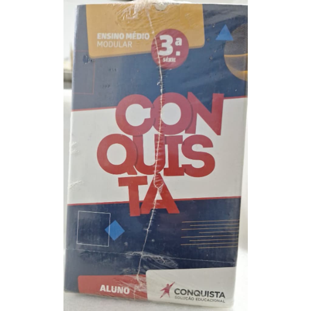 Coleção Livro Ensino Médio Modular 3 Serie Conquista 14 unidades (coleção completa 14 livros volumes )