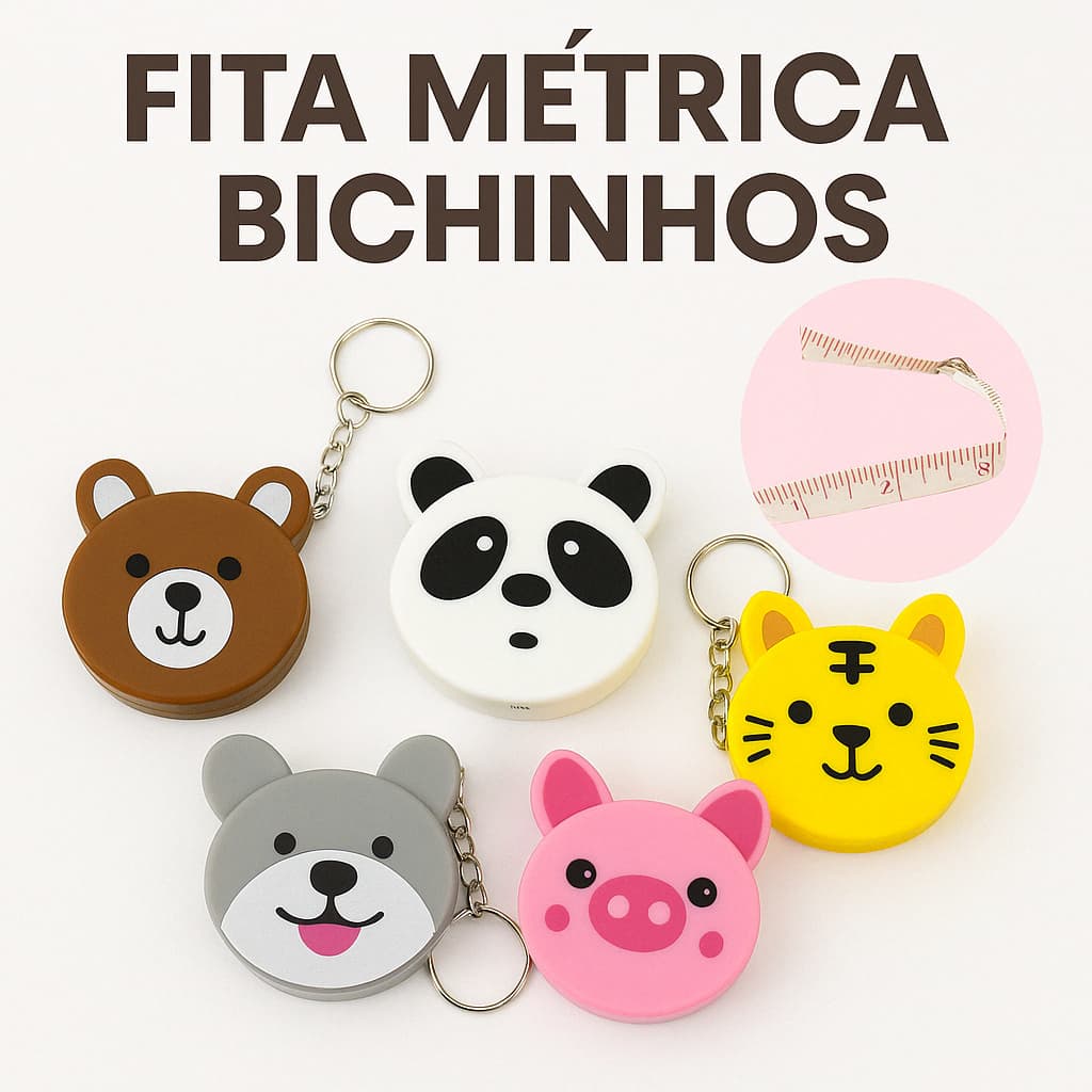 Fita Métrica Divertida - Bichinhos -150cm