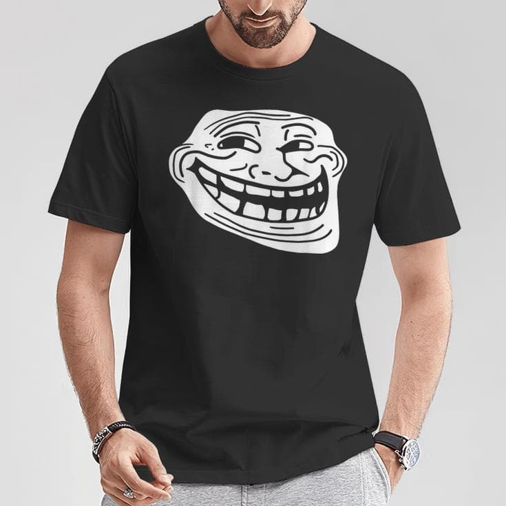 Camiseta Memes - Troll Face - streetwear Blusa Unissex Masculina Feminina oversized