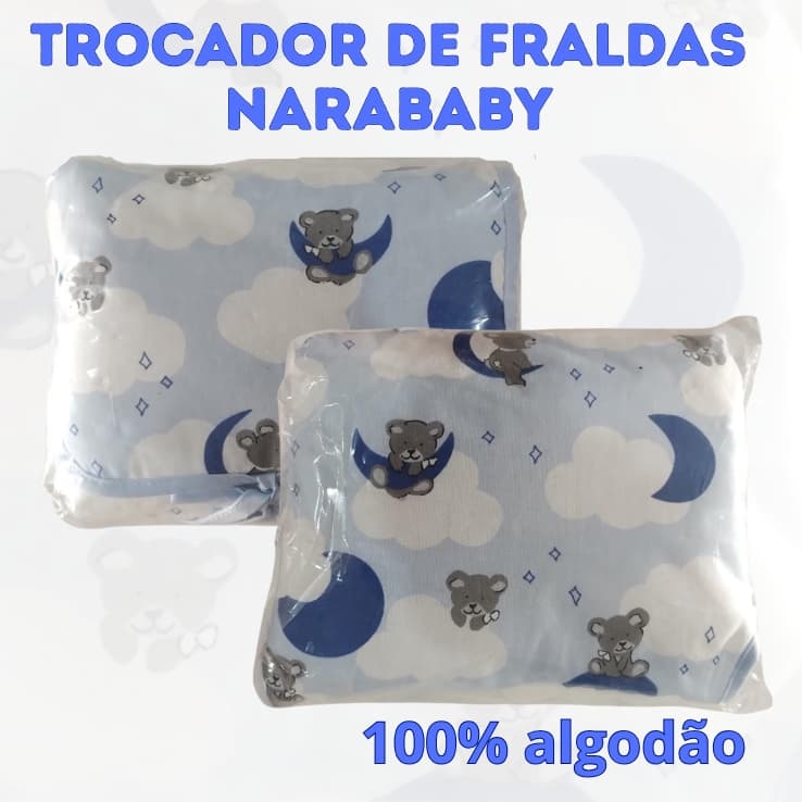 Trocador de Fraldas Narababy - Portátil - 100% algodão