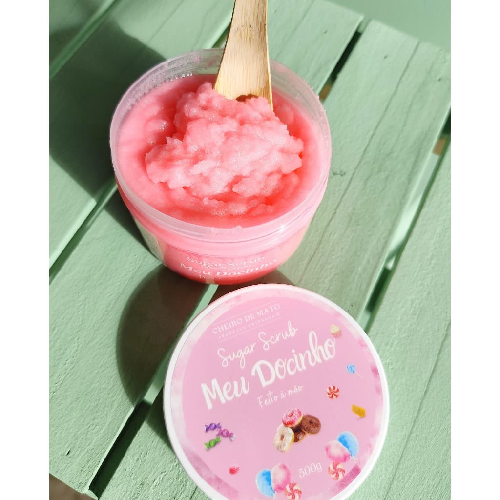 esfoliante corporal Meu Docinho Sugar Scrub potão
