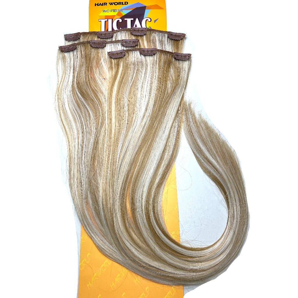 Cabelo Orgânico Tic Tac Bio Fibra Liso 70 Cm 3 telas/pacote 120g Sem Brilho