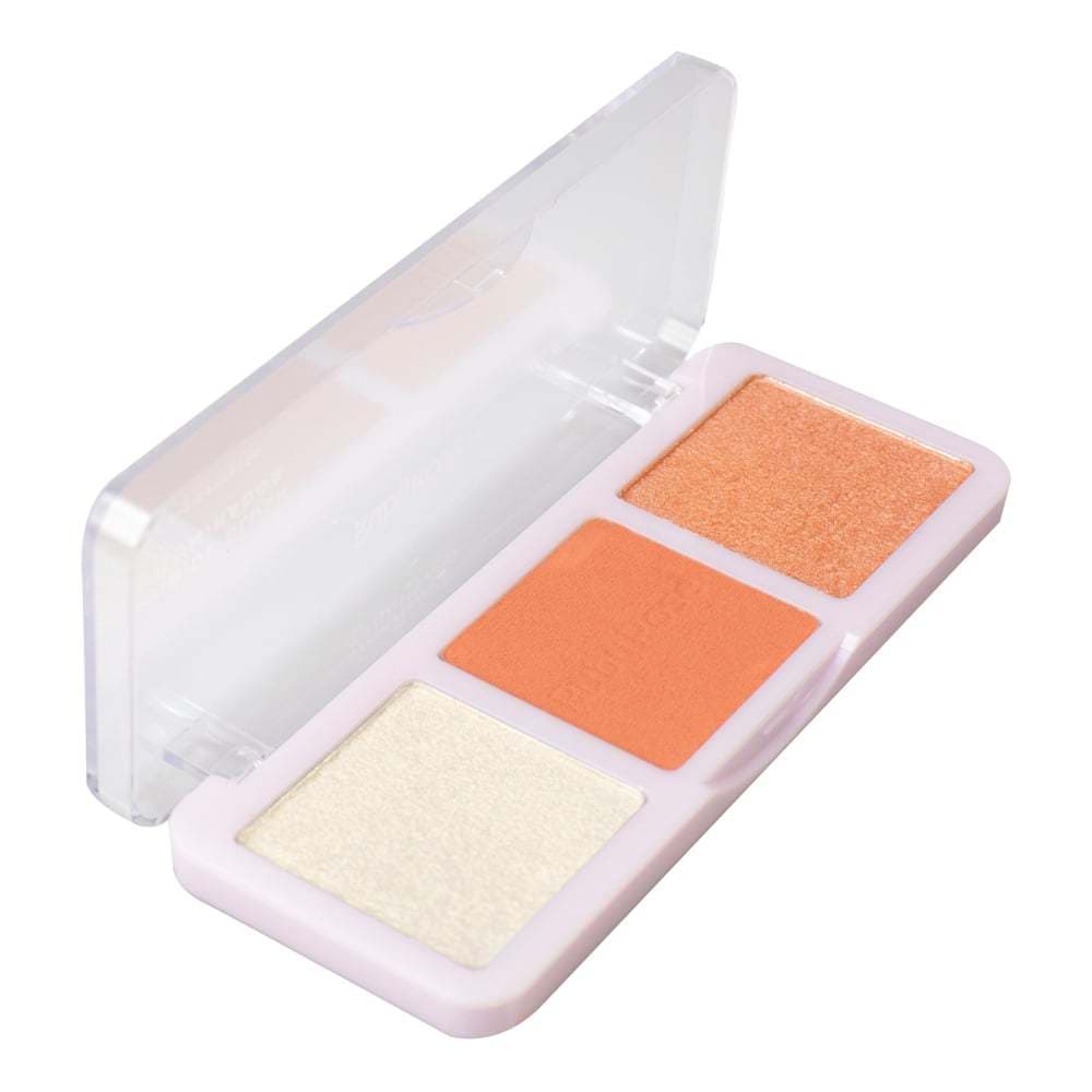 Trio de Blush e Iluminador - Ruby Rose