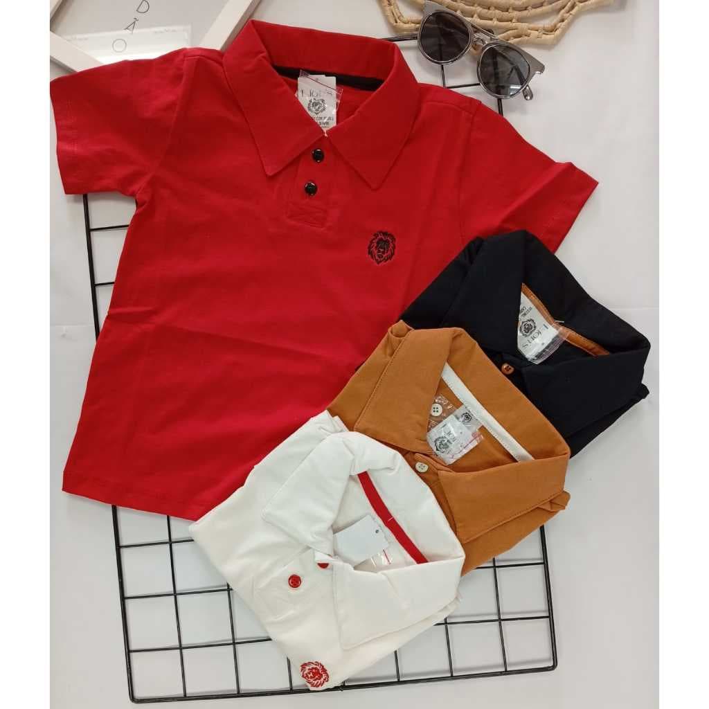 Camisa Polo Infantil Clássica Menino - Tamanho 2 ao 12