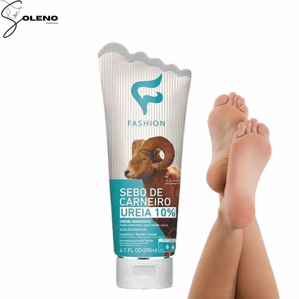 Creme Hidratante Fashion Ureia 10% 200g – Hidratação Profunda para Peles Secas e Ressecadas