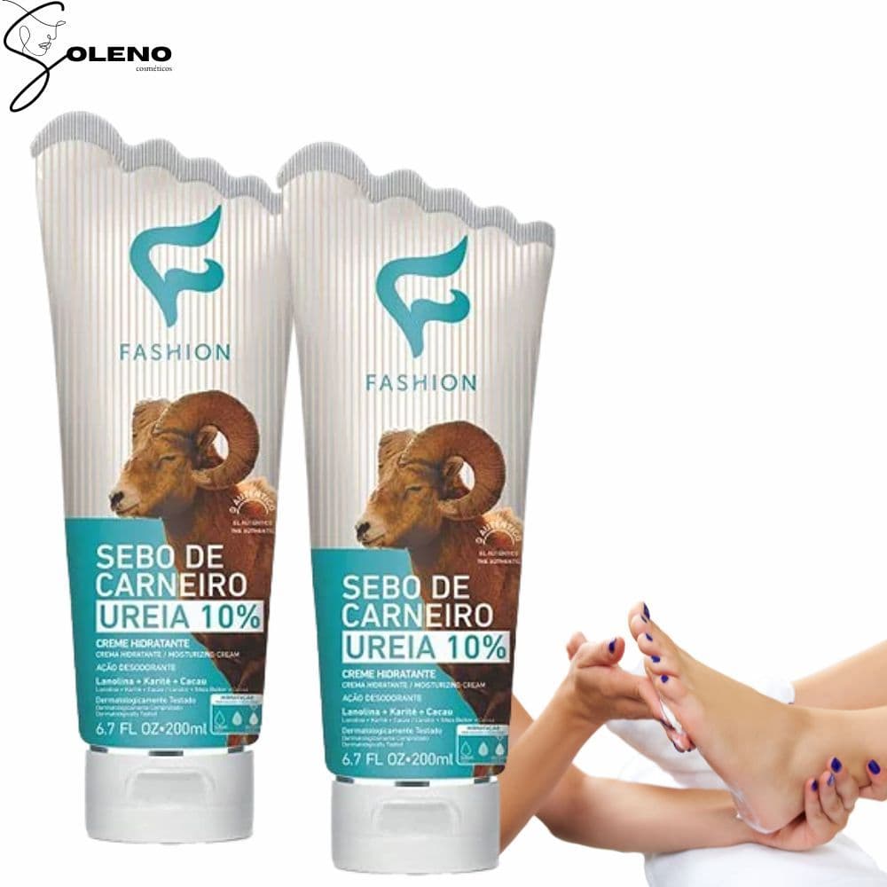 Kit 2x Creme Hidratante Fashion Ureia 10% 200g – Hidratação Intensiva para Ressecamento Extremo