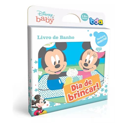 BRINQUEDO LIVRO DE BANHO TURMA DO MICKEY DISNEY BABY MULTICOLOR TOYSTER