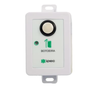 Botoeira Sem Fio Para Fechaduras Portões Automações COM BATERIA INCLUSA  9v 433,92 Mhz