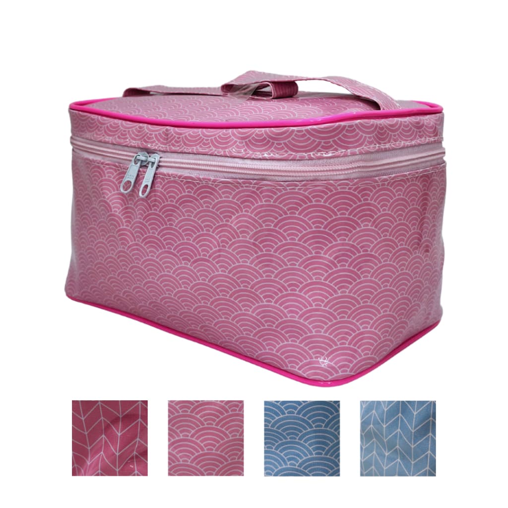 Frasqueira Vinil Multiuso Para Organização, Cuidados e Praticidade, Ideal para Maquiagem, Viagem