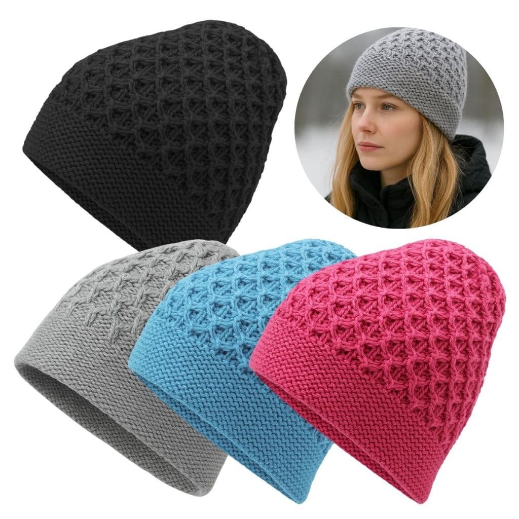 Touca Gorro Masculino Feminino Dupla Lisa Poliester Moda