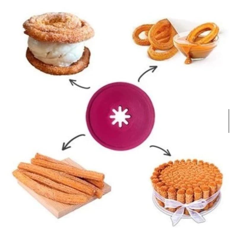 Maquina De Churros Facil Modelador Recheado Forminha Recheio
