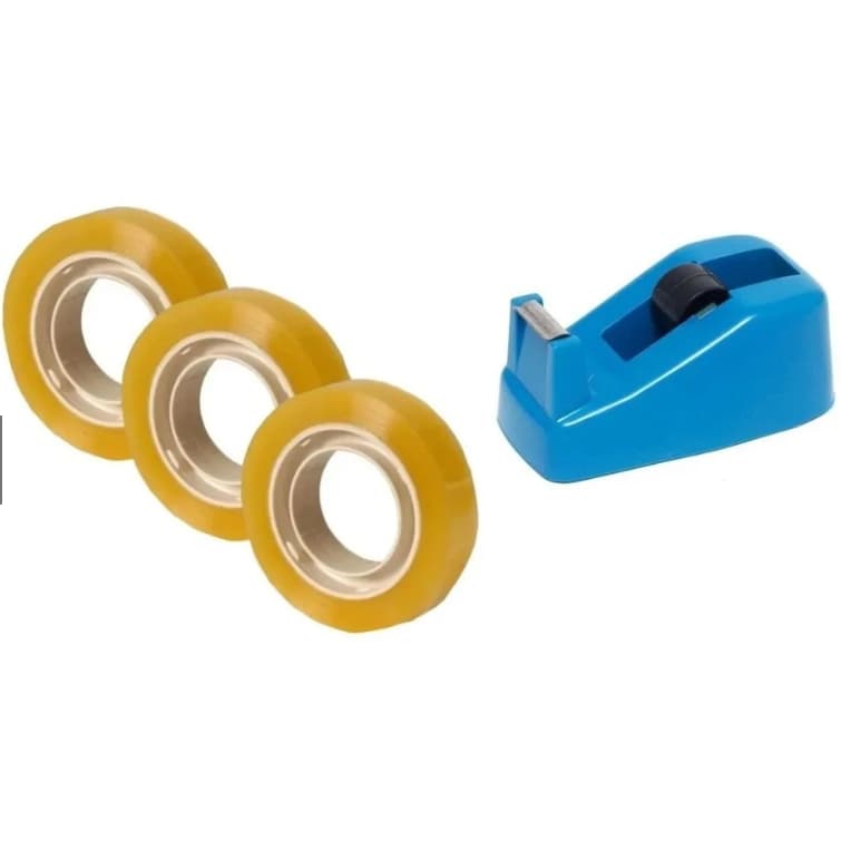Durex Fita Adesiva 12x20 C/10 Un + Suporte De Durex Pequeno