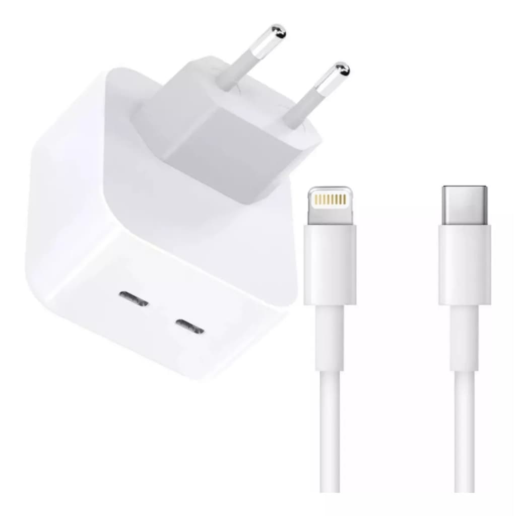 Carregador Turbo 40w Usb-c Para iPhone 11 12 13 14 Pro Max