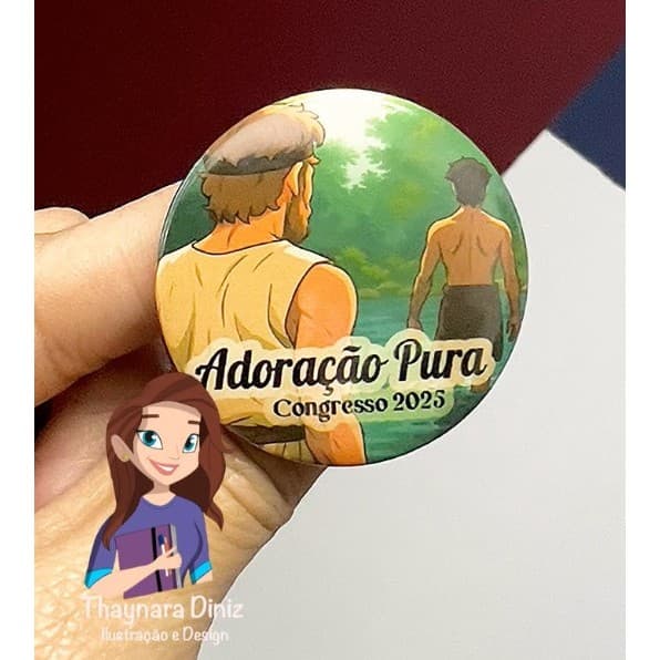 Bottons Congresso 2025 - Adoração Pura - Infantil