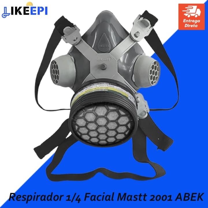 Respirador 1/4 Facial Mastt 2001 ABEK