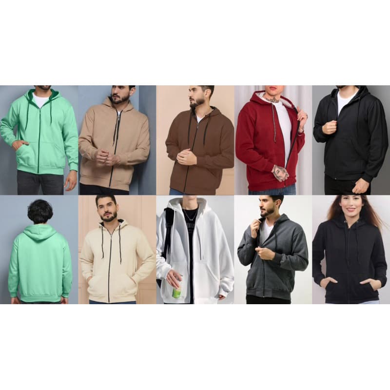 Moletom Blusa de Frio Aberto Com Ziper LISO primeira linha moda