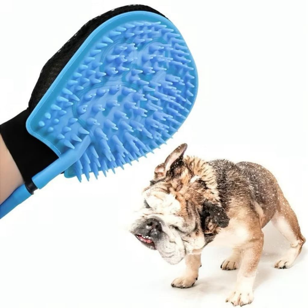 Luva de Banho Pet Cachorro, Gato Ducha Com Luva Escova Banho Pet Shop Mangueira Para Banho Em Cães E Gatos Luva Para Pet