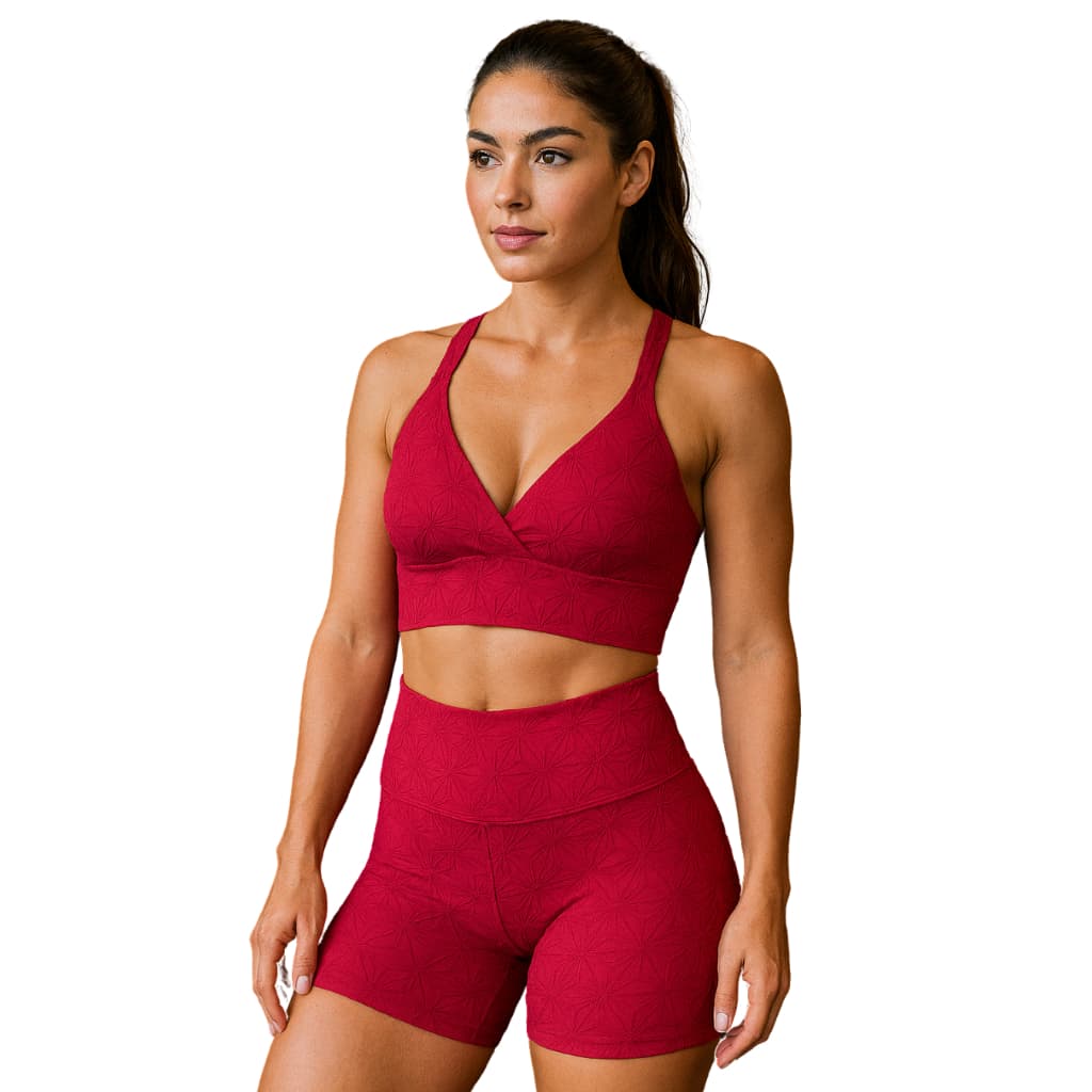 Conjunto Academia de Compressão, Short e Top com bojo