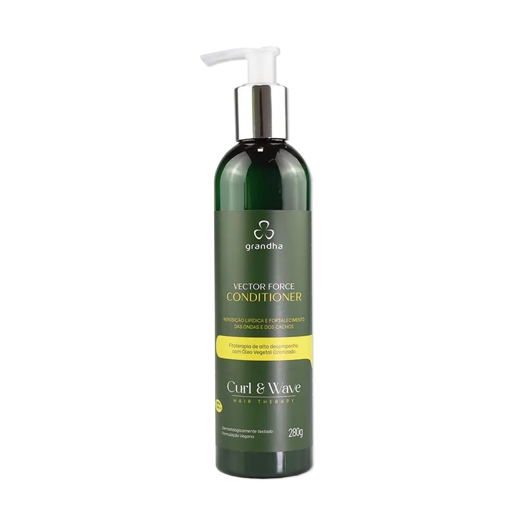 Grandha Curl & Wave Vector Force Condicionador 280g Cabelos Cacheados e Crespos