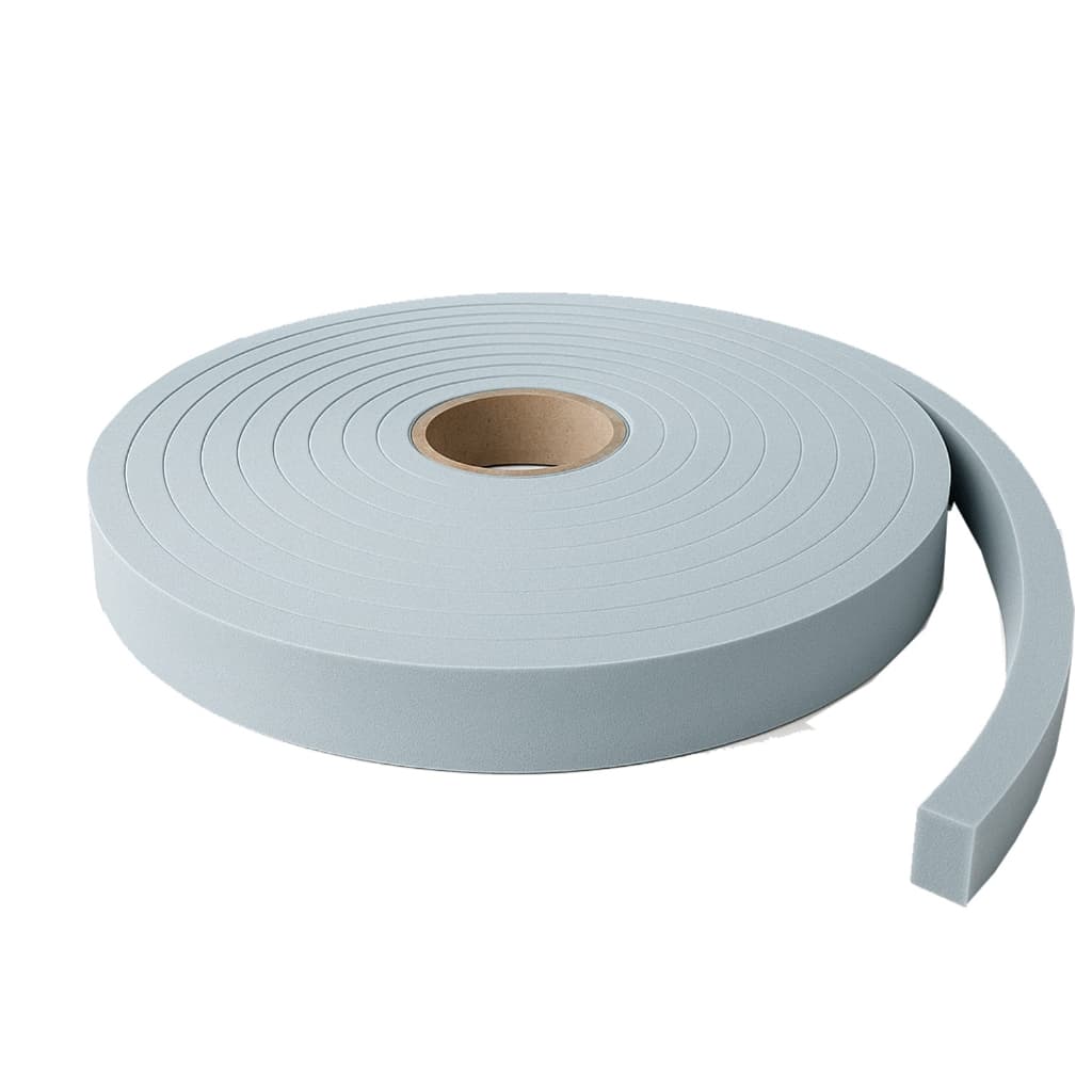 Fita Eva Cinza Autocolante 1 Lado 15mm X Larg 2cm X 5 Mts