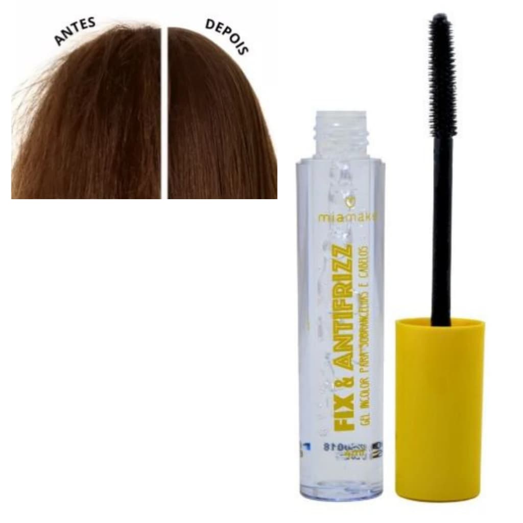 Gel Incolor Mia Make – Fixador Capilar Modelador Capilar com Ação Antifrizz e Brilho Natural
