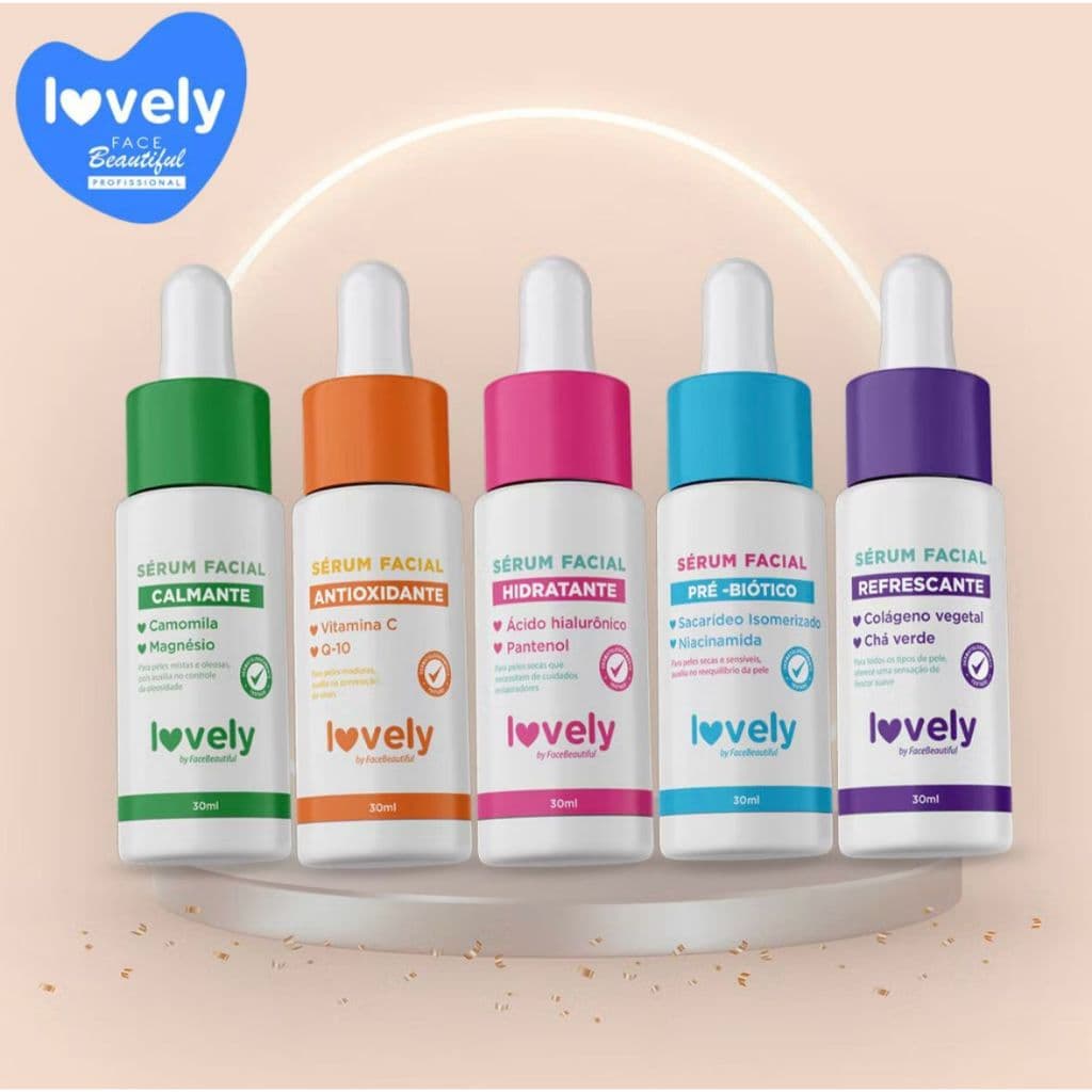 Sérum Facial Linha Lovely 30ml by Face Beautiful