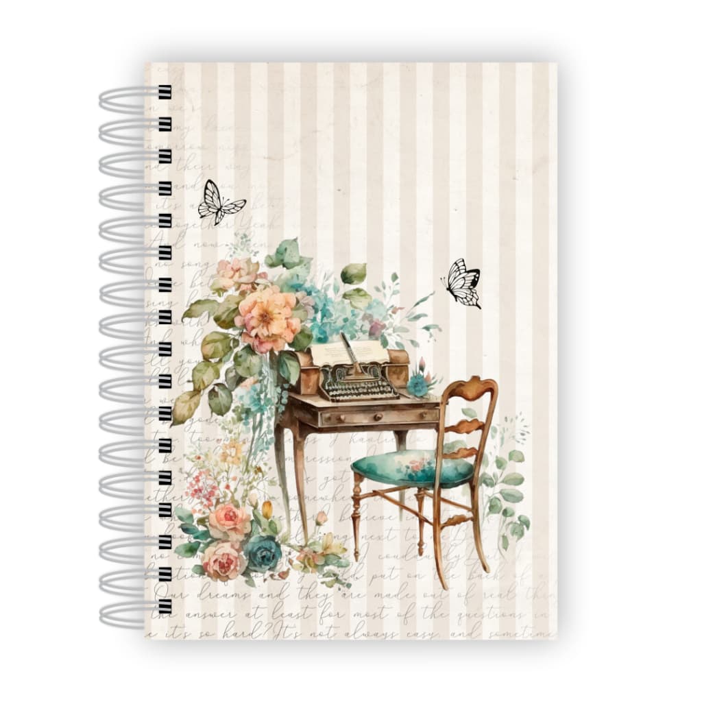Caderno Vintage (300 Páginas) Capa Dura Nome Gravado