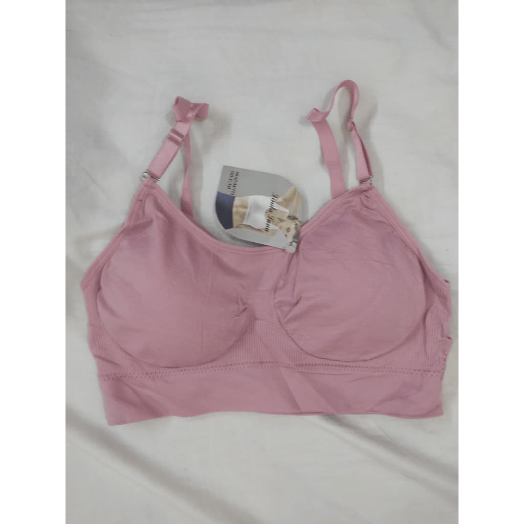 Sutiã Feminino Sem Aro com Alças Ajustáveis – Conforto Diário, Respirável e Macio | Tamanhos S/M a L/XL