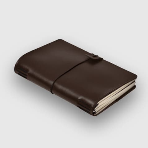 Kit 3 Cadernos Sem Pauta Journal De Bolso + Capa Exclusiva Midori Triplo Klimt