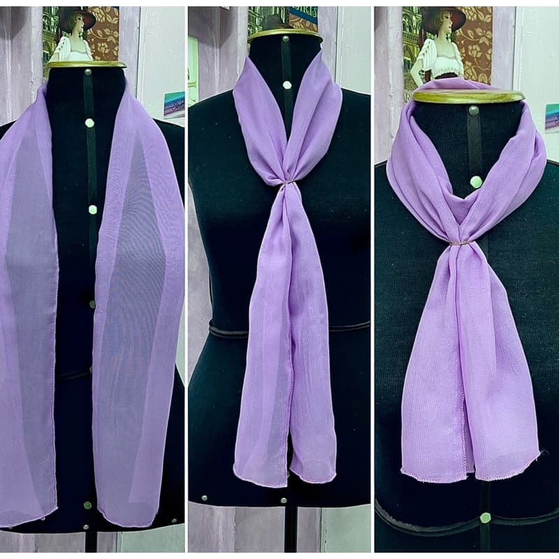 Echarpe Lilás - Padrão Uniforme/congresso/igrejas/empresas