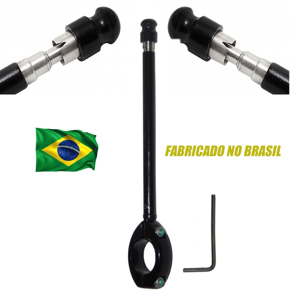 Antena Corta Pipa Guidão Anti Cerol Moto Cb 300 Cg 160 Fan Start Titan Pcx Mt 03 Fazer Lander Xre Bros Dk Factor Crosser