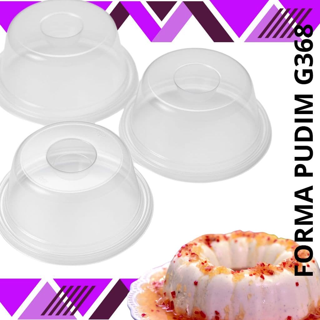 20 FORMAS PUDIM 550ML FORNEAVEL GALVANOTEK G368