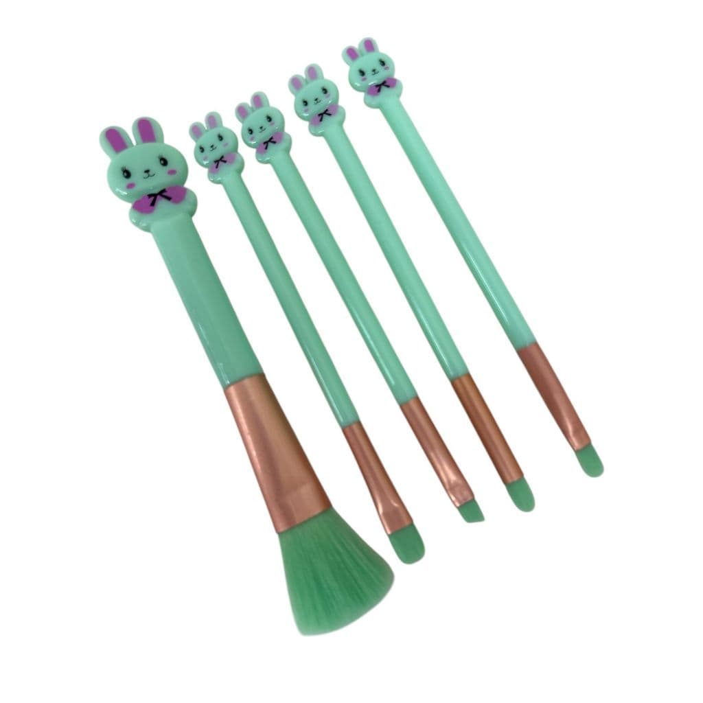 KIT DE PINCÉIS C/ 5 CABO DE COELHINHO(VERDE)