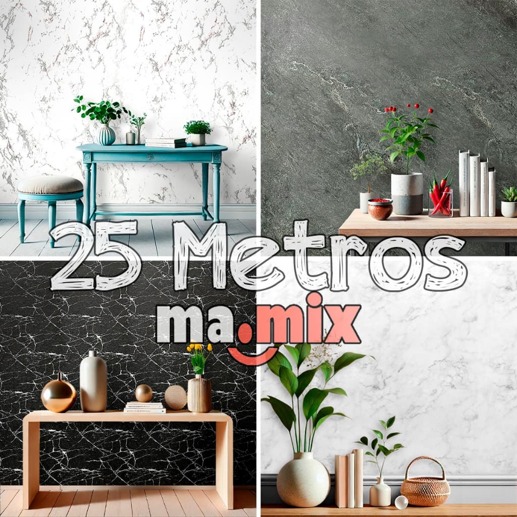 Papel de Parede Quarto 3D Sala Adesivo Lavável 25 METROS