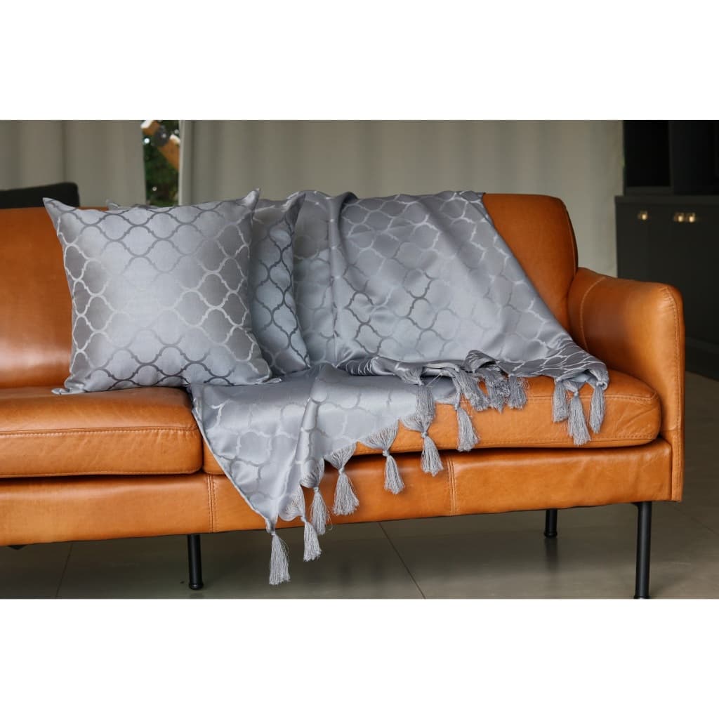 Xale Sofá Decorativa Luxo 2,20 + 4 Capas Decorativas