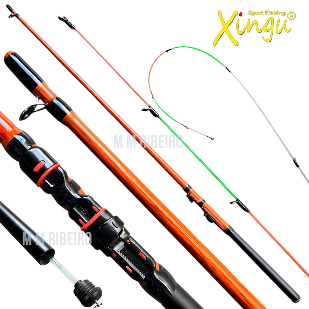 Vara de Pesca Vara Ultra light Tucumã Xingu Ponteira Super Sensível Tilápia Piapara Piau Carpas etc