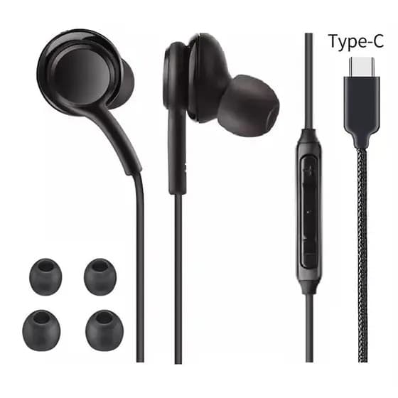 Fone De Ouvido Estéreo Usb-c Fone De Ouvido Usb Tipo C S20 Fe S21 fe S22+ S23 A53 A54 A73 A74 Edge