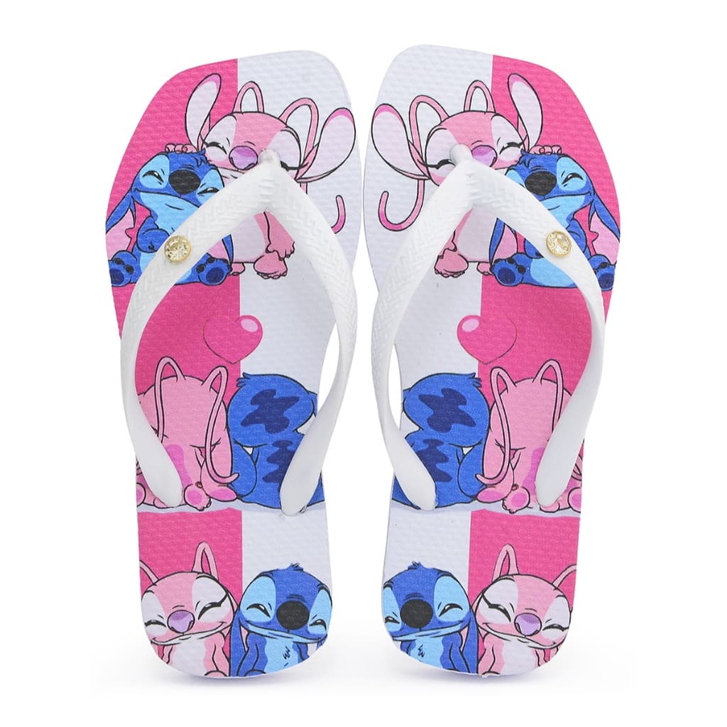 Chinelos Feminino Adulto Estiloso Confortável Estampados Personalizados