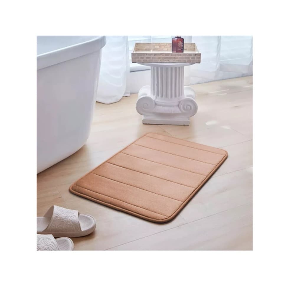 Tapete De Banheiro Antiderrapante Super bonito Soft Macio 60x40 Cm marca B-MAX Escolha a cor