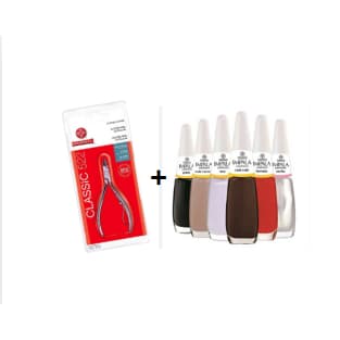 KIT UNHAS ALICATE + ESMALTES IMPALA