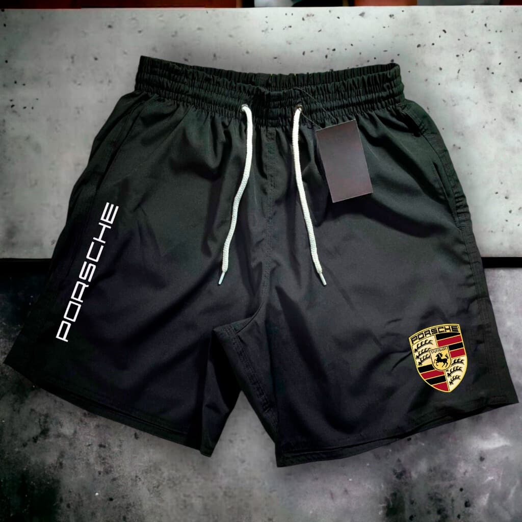 Short Bermuda Mauricinho Antiodor Esportiva- PORSCHE - Academia, Skate, Basquete, Corrida Tactel FÁBRICA LOLA