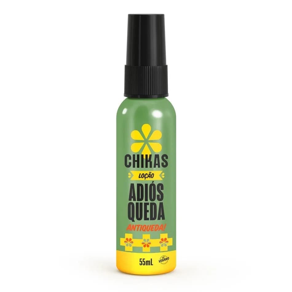 Loção Antiqueda Adiós Queda 55mL Chikas Cosméticos