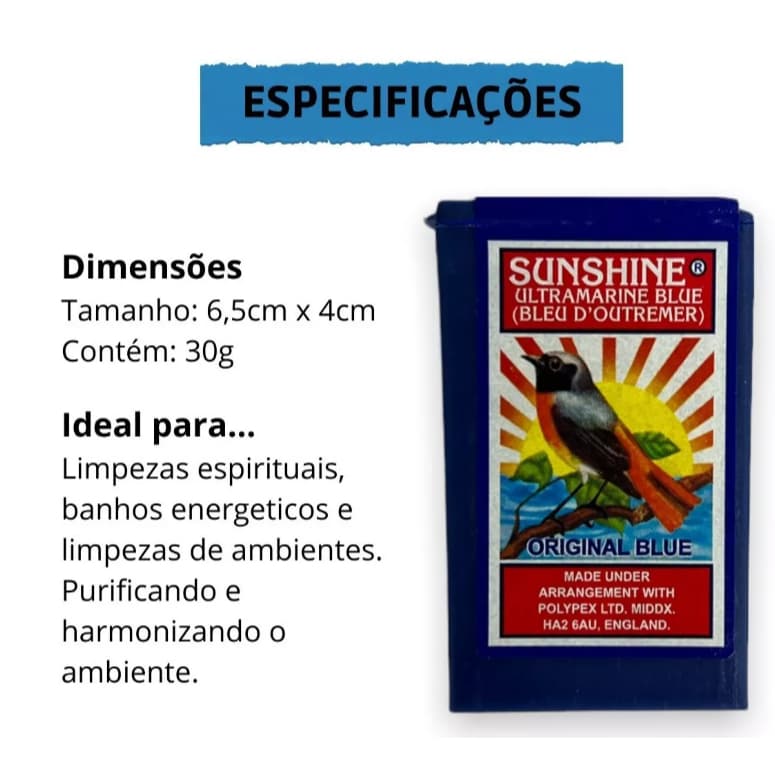 Waji Anil Africano   Pó  banho Limpeza Energética Lar, empresa, templos , clínicas + 10g  Palo Santo