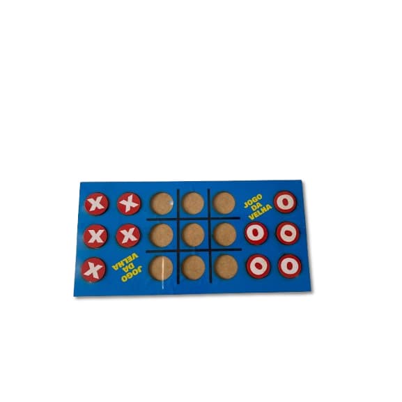 Brinquedo Pedagógico Educativo Jogo da Velha em MDF