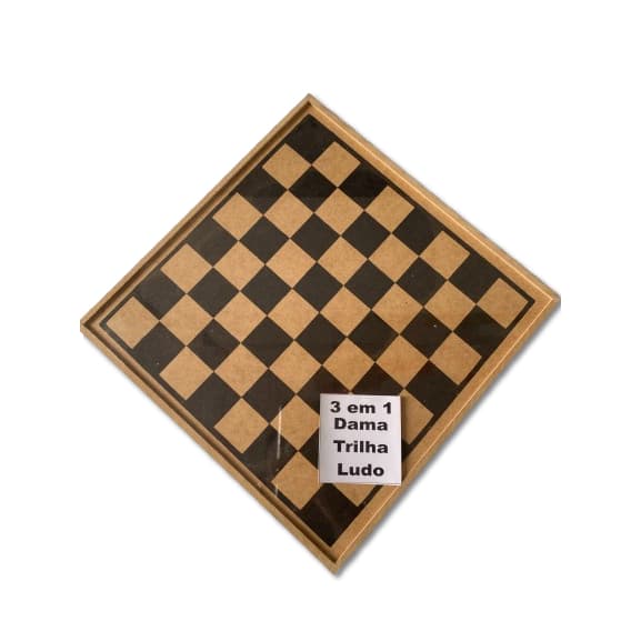 Jogos de Mesa 3 em 1 Brinquedo Dama Ludo Jogo da Velha Diversão Clássica de Mesa Tabuleiro Kit Jogos